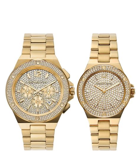 michael kors watch and bracelet set uk|michael kors couple watch.